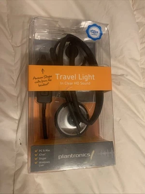 Plantronics Audio 478 USB Stereo HD Headset Headphones + Mic Skype Zoom PC Mac - Image 1 of 4