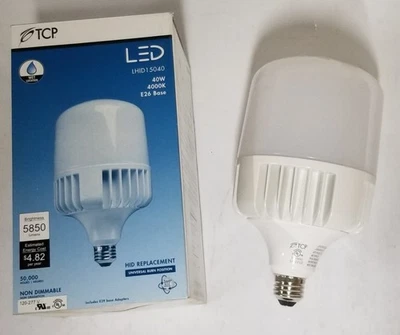 TCP LHID 15040 40W 4000K Medium Base LED Corn Light Bulb 175W HID replacement - Image 1 of 4