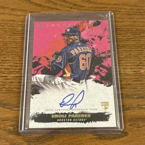 2021 Topps Inception Enoli Paredes Rookie Auto Autograph RC #/99 Astros Braves - Picture 1 of 3