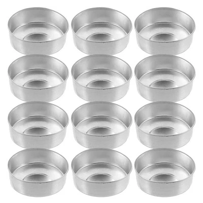  20 Pcs Contenitori Candele Portacandele in Metallo Forniture Per - Immagine 1 di 4