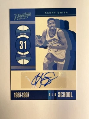 2017-18 Panini Prestige Old School Signatures Kenny Smith #OS-KSM Auto‼️Nice - Image 1 of 2