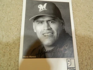 Milwaukee Brewers Autogramm Bild Henry Blanco 5X7" - Bild 1 von 1