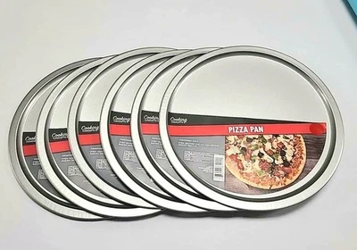 Cooking Concepts Tin non-stick Tin Pizza Pans, 12-in. (4 Pack) LOT OF 4 NEW!!!! - Image 1 of 3