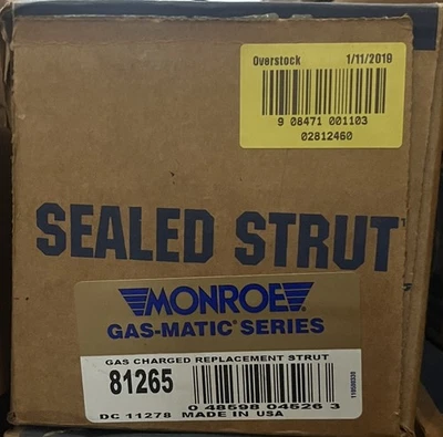 Monroe 81265 Shocks and Struts Suspension Rear fits; Volkswagen Jetta 1985-1998 - Image 1 of 2