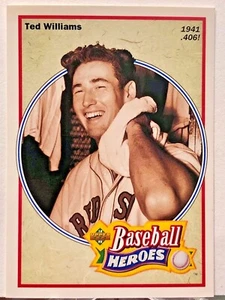 ⚾️ INSERTS ⚾️ 1992 Upper Deck Ted Williams Heroes - Complete Your Set (You Pick) - Picture 1 of 17