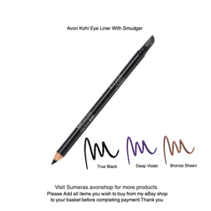 Avon Kohl Eyeliner Pencil with Smudger ~ Discontinued New Old Stock ~ Free P&P - Picture 1 of 8