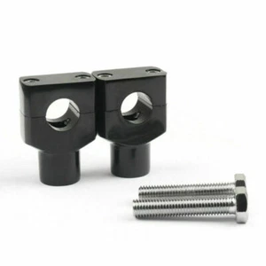 7/8" CNC Motorcyle Bike Scooter Universal Aluminium Handlebar Riser Standard UK - Picture 1 of 4