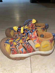Keen Newport Outdoor Afro wasserdichte Sandalen orange gelb Kinder Größe 13 - Bild 1 von 7