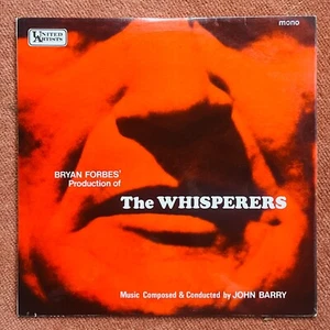 John Barry The Whisperers Soundtrack 12" Vinyl LP 1967 United Artists Records - Picture 1 of 3