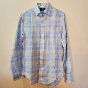 Vineyard Vines by Shep & Ian Slim Fit Tucker Shirt Plaid Sz XS With Pocket Boys - Picture 1 of 6