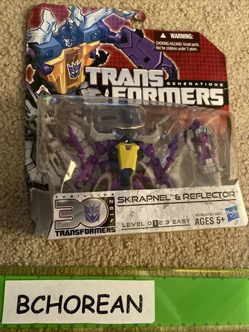 Transformers Generations Thrilling 30 Legends Class Shrapnel Skrapnel Reflector Cover