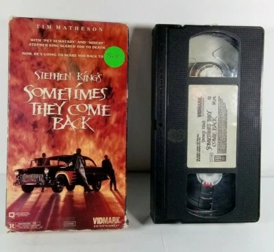 Sometimes They Come Back VHS Movie Tape Horror Stephen King Tim Matheson - Image 1 of 4