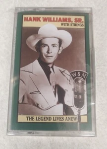 Hank Williams Sr Cassette The Legend Lives Anew Country Music *Buy 2 Get 1 Free* - Picture 1 of 4