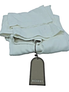 Meshki Saskia Straight Leg White Hose Weiß Medium. JE3 - Bild 1 von 9
