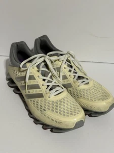 Adidas Springblade Razor Womens Size 10 White Gray Athletic Running Shoe Sneaker - Picture 1 of 14
