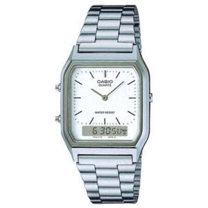 Casio Vintage Unisex Silver Watch AQ-230A-7DMQYES - Picture 1 of 2