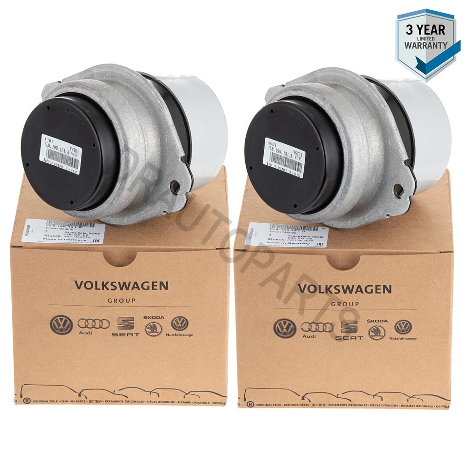 OEM Pair of Hydro Engine Mounts 95537505720 For Porsche Cayenne 92A 3.0TDI 11-18 - Image 1 of 4