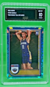 2022-23 Panini NBA Hoops DYSON DANIELS Rookie RC Teal Explosion GMA 10 GEM - Picture 1 of 2