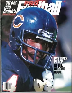 1985 Street & Smith's Pro Football magazine Walter Payton, Chicago Bears VG - Picture 1 of 1