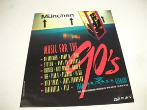 MUNCHEN 1989 Promo Display Ad BONEY M Boys In Trouble MILLI VANILLI Rico Sparx - Picture 1 of 1
