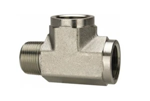 1-1/4" NPT Alloy Steel Male Run Tee (2000 Psi) Generic - Picture 1 of 1