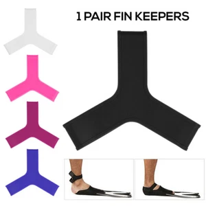 1 Pair Foot Flippers Fin Keepers Grippers Straps Swimming Snorkeling  I3O6 - Picture 1 of 10