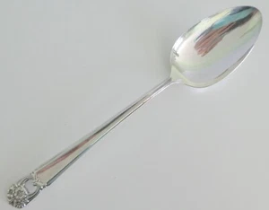 1847 Rogers Bros IS ETERNALLY YOURS Solid Serving Spoon International Silver Pla - Picture 1 of 5