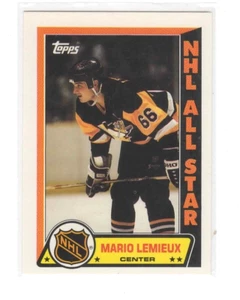 1989-90 Topps Hockey Mario Lemieux pegatina #3 como nueva - Imagen 1 de 1