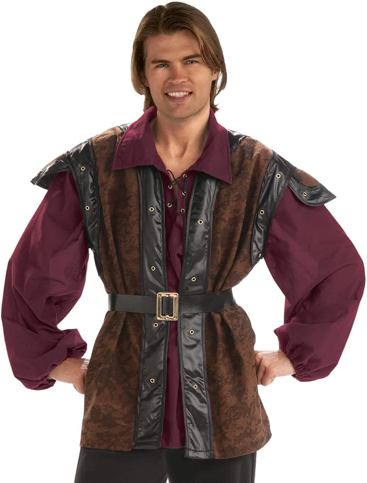 Средневековый наемник рыцарь эпохи Возрождения карнавальный костюм для Хэллоуина костюм для взрослых - Изображение 1 из 3