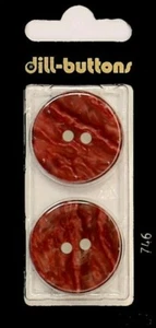 Dill Buttons ~ (0746) - 1" - 2 ct - Picture 1 of 1