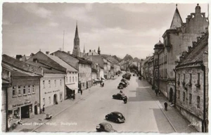 ZWIESEL Stadtplatz,  alte AK - Picture 1 of 1
