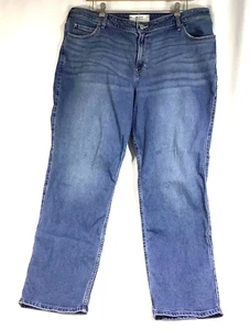 Abercrombie & Fitch High-Rise Straight Jean Size 35/20 Long - Picture 1 of 3