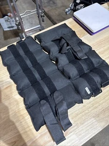 Pair of Adjustable Ankle Weights 10LB EACH WEIGHT 20lbs Total - Picture 1 of 5