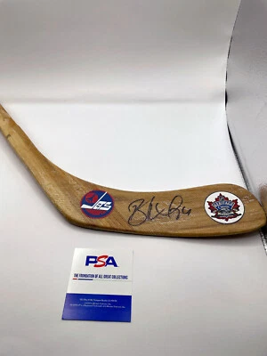 BLAKE WHEELER Winnipeg Jets Auto SIGNED Hockey Stick Blade w/ PSA COA - Image 1 of 2