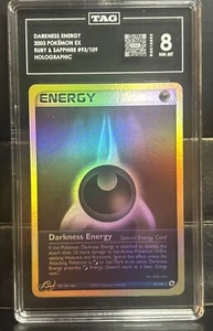 Darkness Energy 93/109 Ruby & Sapphire 2003 Pokemon EX Holographic TAG 8 - Picture 1 of 2