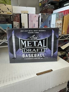 Scatola hobby baseball bozza metallo foglia 2021 - Foto 1 di 1