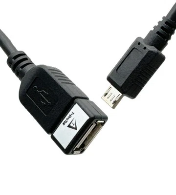 USB OTG Kabel Adapter | Micro Typ B Stecker auf USB Buchse Typ A Host - Bild 1 von 3