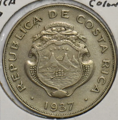 Costa Rica 1937 Colon 196163 combine shipping - Image 1 of 2