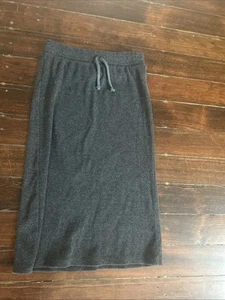 Zara Girls Skirt, Dark Grey, Stretchy, Soft, Tie, Size 11-12, Knee Length, Long - Picture 1 of 3