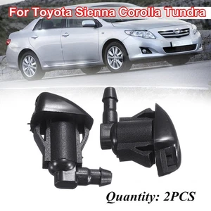 Front Windshield Washer Nozzles for Toyota Sienna 04-10 Corolla Solara Tundra - Picture 1 of 8