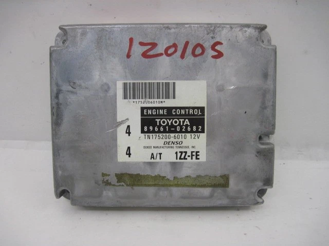 ECU ECM COMPUTER Toyota Corolla 2000 00 Auto Fed 3spd 8966102682 828703 - Изображение 1 из 4