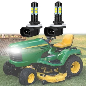 LED Headlight bulbs For Deere X465 X475 X485 X495 X575X585 X595; R136239 6500K - Picture 1 of 6