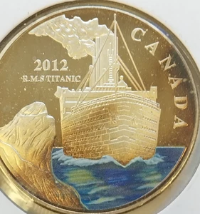 2012 Fiji RMS Titanic Canada comemmorative medal proof issue - Picture 1 of 3