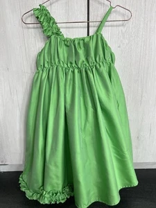 Mi Mi Sol dress girls kids mini bubble sz 10 runs small short babydoll ruffle - Picture 1 of 11