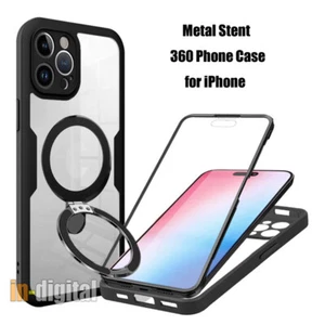 360 Phone Case for iPhone 16 Pro Max 15 Plus 14 Pro Max 13 Pro 12 11 XR XS Max - Picture 1 of 16