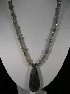 20" Labradorite Bead Necklace - Bild 1 von 2