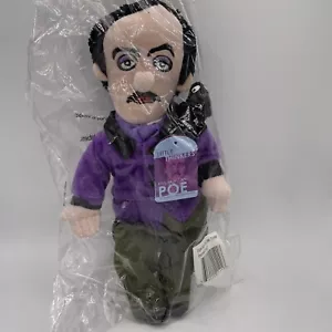 Edgar Allan Poe Gothic Plush Doll Little Thinkers + Tag Unemployed Philosophers - Picture 1 of 8