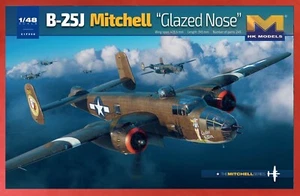 HK Models 01F008 1/48 U.S. B-25J “Glazed Nose” w/ Nose weight – USA Shipping - Picture 1 of 10