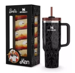 Barbie x Stanley Travel Tumbler '80s Western Ken' 40 oz Quencher Limited Edition - Picture 1 of 1