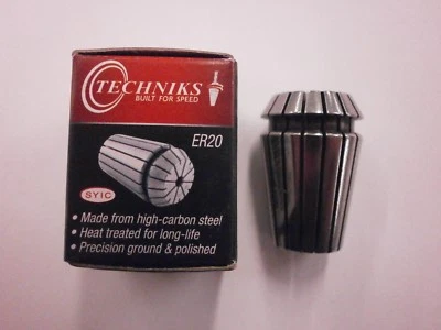 TECHNIKS ER20 PRECISION COLLET 7/16" T.I.R. .0002" SYIC (0.437") 04220-7/16